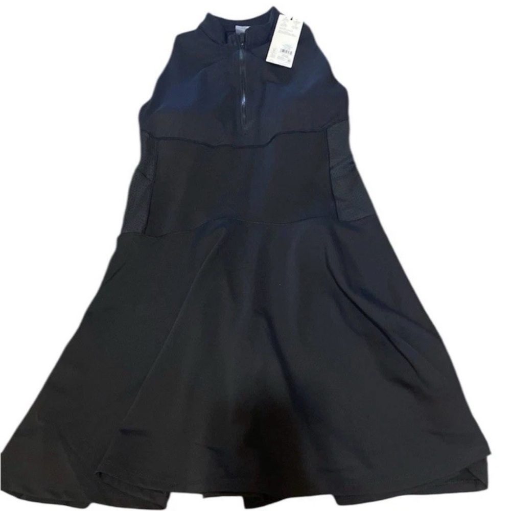 Calia Sleeveless Black Fit-and-Flare Dress with Zip Neck/ NWT XXL - Picture 1 of 1